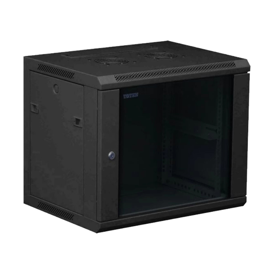 TOTEN 19 INCH NETWORK SWITCH WALL MOUNT 9U RACK (600mm X 450mm)