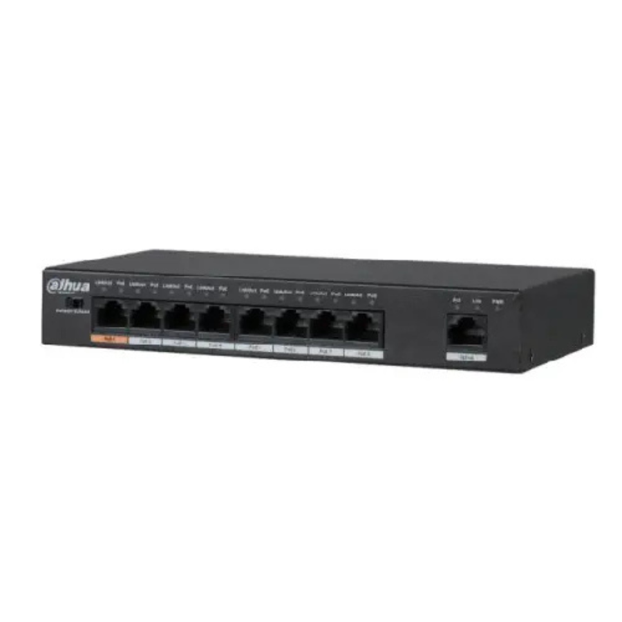 DAHUA DH-PFS3009-8ET-65(8-PORT POE SWITCH)